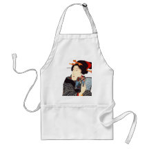 Japanese Woman Reading 2 Aprons