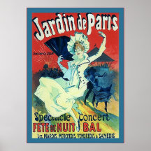 Jardin de Paris ~ Vintage French Advertising Posters