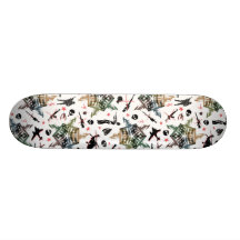 Jarovoj anti war design skateboards