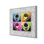 Java Addictions COFFEE Pop Art Gallery Wrapped Can Stretched Canvas Prints