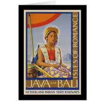 Java and Bali Isles of Romance Greeting Card