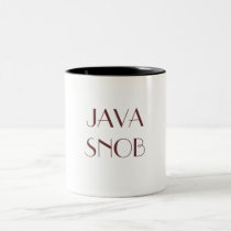 JAVA SNOB mugs