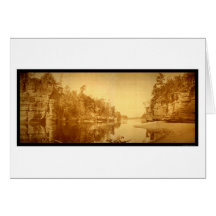 Jaws of the Wisconsin Dells Photo 1894 Greeting Cards