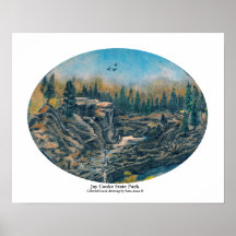 Jay Cooke State Park Drawing Poster