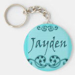 Jayden Scroll Keychain