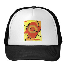 Jazz Age Art Deco Abstract Trucker Hat