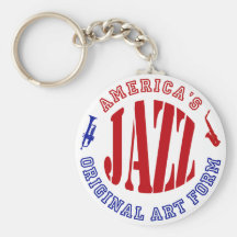 Jazz, America's Original Art Form Keychain