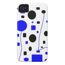 Jazz in Black and Blue iPhone 4 Case