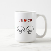 "JB heart CB" Mugs
