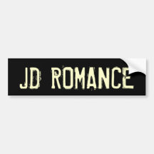 JD ROMANCE BUMPER STICKERS