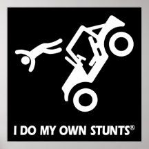 Jeep My Own Stunts Posters