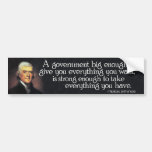 JEFFERSON: Beware of Big Government Bumper Stickers