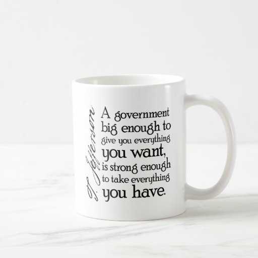 Jefferson: Beware of Big Government Mug
