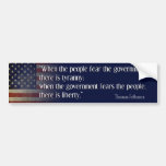 Jefferson: Liberty vs. Tyranny Bumper Stickers
