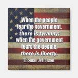 Jefferson: Liberty vs. Tyranny Fridge Magnets