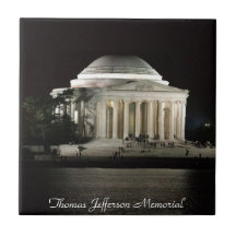 Jefferson Memorial Decorative Tile