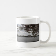 Jefferson Memorial During Cherry Blossom Festival Coffee Mug