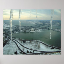 Jefferson Memorial Icicles Posters
