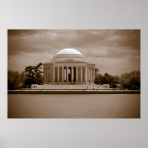 Jefferson Memorial Old Time Print
