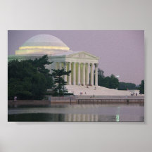 Jefferson memorial print