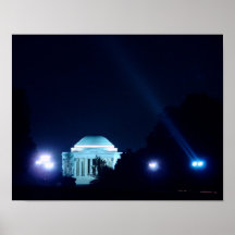 Jefferson Memorial Spotlight 11x14 Print