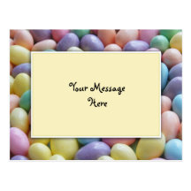 Jelly Bean Invitation Template Post Cards