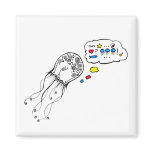 Jellyfish Dreams Fridge Magnets