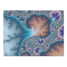 Jellyfish - Fractal Postcard