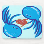 jellyfish love bubble share mousepad mousepads