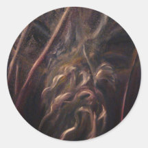 Jellyfish Ocean Marine Painting Sticker