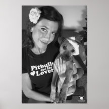 Jen & Tink Chritmas Poster - Black and White
