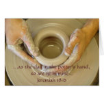 Jeremiah 18:6 - Blank Inside Greeting Card