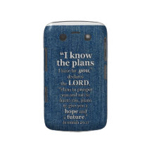 Jeremiah 29:11 I Know The Plans Bible Verse Blackberry Cases