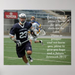 Jeremiah 29:11 Lacrosse Poster