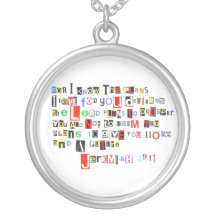 Jeremiah 29:11 Necklace