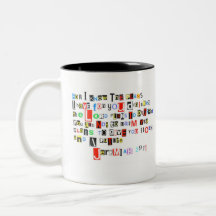 Jeremiah 29:11 Ransom Note Coffee Mugs
