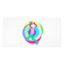 JERK DANCE logo Photo Card Template