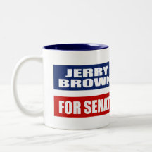 JERRY BROWN FOR GOVERNOR COFFEE MUG