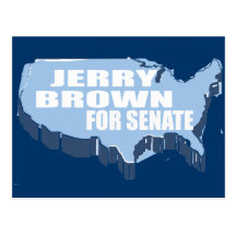 JERRY BROWN FOR GOVERNOR POSTCARDS