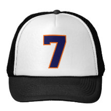 JERSEY NUMBER 7 TRUCKER HAT