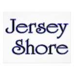 Jersey Shore blue Custom Announcements