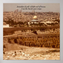 Jerusalem City of Gold Print
