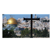 Jerusalem for Christians Custom Photo Card