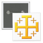 Jerusalemkreuz cross Jerusalem Button