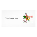 Jesus Candy Cane Photo Card