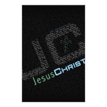 Jesus Christ Typo Art Personalized Stationery