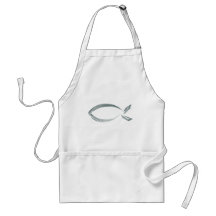 Jesus fish aprons