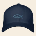 Jesus Fish embroidered hats