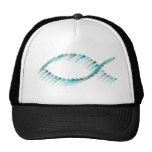 Jesus fish mesh hat