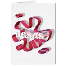 Jesus Flore 3D Greeting Cards